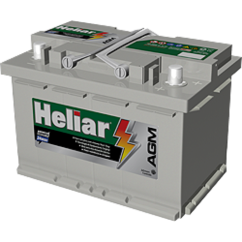 Bateria Heliar Automotiva AGM AG60H  start stop