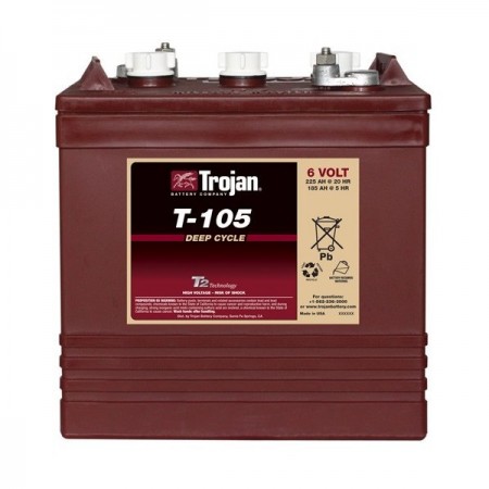 Trojan T-105 6V 225 Ah