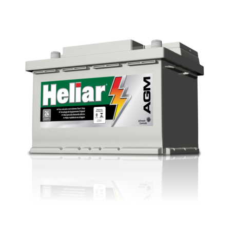 Bateria Heliar Automotiva AGM AG60DP start stop