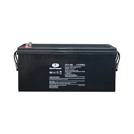 Bateria Estacionária VRLA ( AGM ) GetPower 12V – 260Ah – GP12-260